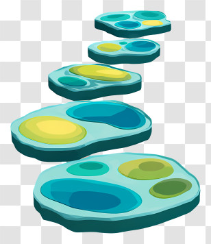 Stepping Stone - Stepping Stones In Water Transparent PNG