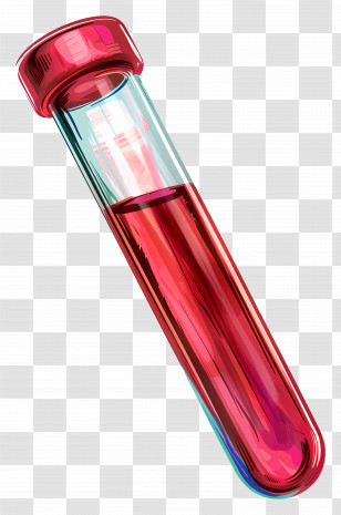 Test Tube - Blood Sample Test Tube Illustration Transparent PNG