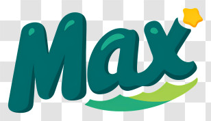 Max Logo - Max Green Logo Wordmark Transparent PNG