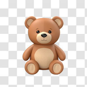 Teddy Bear Day - Brown Teddy Bear Illustration Transparent PNG