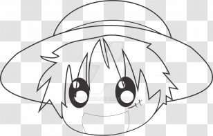 Drawing Line Art Eye Clip - Frame - Luffy Vector Transparent PNG