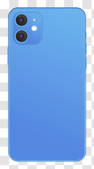 Blue Iphone 11 Pro Max - Blue Smartphone With Dual Camera Transparent PNG