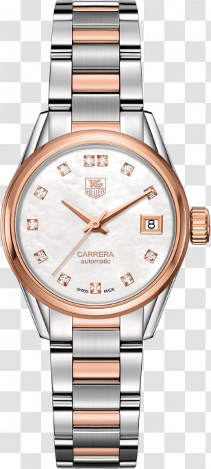 TAG Heuer Carrera Calibre 5 Automatic Watch Aquaracer - Woman Transparent PNG