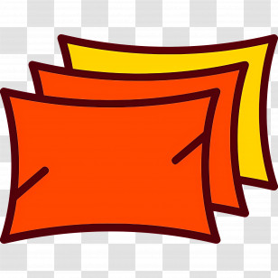 Sleeping Pillow - Colorful Pillows Illustration Transparent PNG