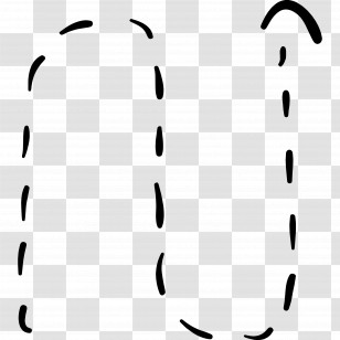 Dotted Arrow - Dashed Line Symbol Transparent PNG