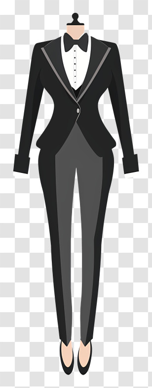 Formal Wear - Formal Suit Illustration Transparent PNG