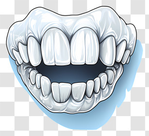 Sketch Style Teeth - Teeth Illustration For Dental Care Transparent PNG