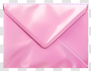 Pink Envelope - Beautiful Pink Envelope For Cards And Letters Transparent PNG