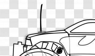 Pickup Truck Monster Grave Digger Coloring Book - Jam Transparent PNG