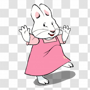 Max Ruby - Bunny Dancing Transparent PNG