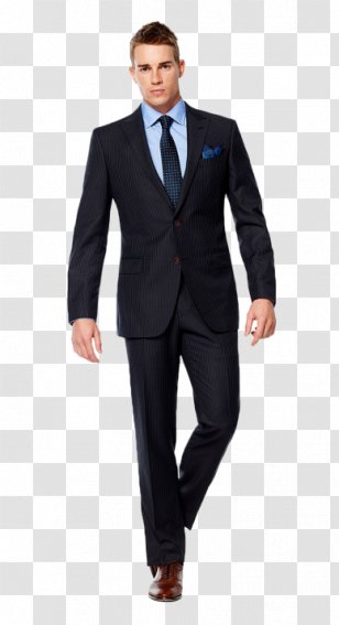 Suit Tuxedo Fashion Formal Wear Shirt - Navy Blue Transparent PNG