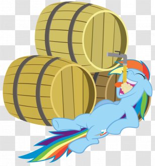 Rainbow Dash Pinkie Pie Rarity Applejack - Alcohol Intoxication Transparent PNG