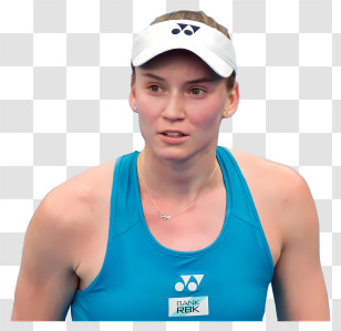 Elena Rybakina - Tennis Player In Action Transparent PNG