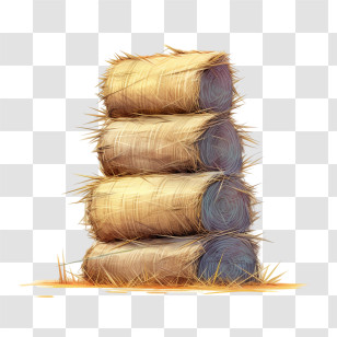 Hay Bale
 - Stacked Hay Bales Illustration Transparent PNG