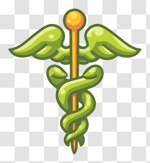 Health Sign - Caduceus Medical Symbol Transparent PNG