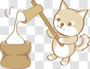 Mochi Shiba Inu Illustration Pomeranian Usu - Finger - Newyear Transparent PNG