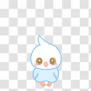Bosanimal - Cute Baby Bird Cartoon Illustration Transparent PNG