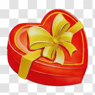 Orange - Red - Heart Transparent PNG