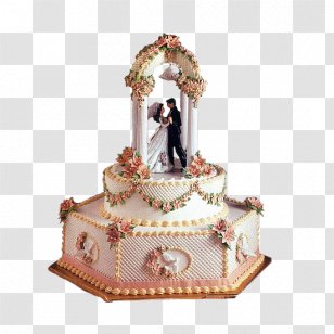Wedding Cake Cupcake Icing Birthday - Baking - Cakes Transparent PNG