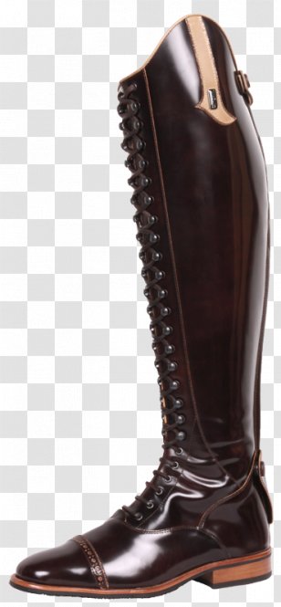 Gallop Thoroughbred Riding Boot Equestrian Horse Racing - Shoe - Deep Brown Transparent PNG