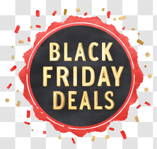 Black Friday Deals - Black Friday Deals Badge Transparent PNG