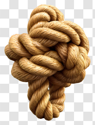 Nautical Rope Kno - Intricate Rope Knot Transparent PNG