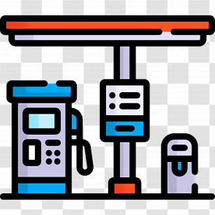 Gas Station - Gas Station Illustration Transparent PNG