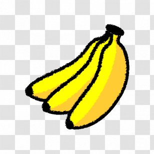 Bananas Monochrome Painting Fruit - Leaf - Banana Transparent PNG