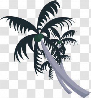 Beach Euclidean Vector Chair - Coast - Coconut Trees Transparent PNG