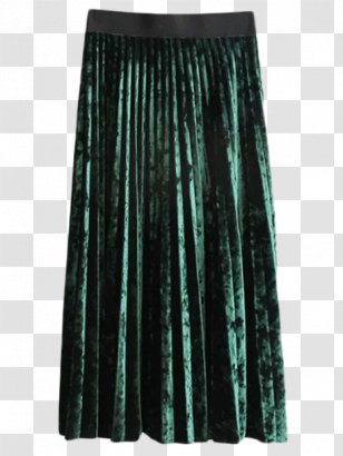 Skirt Waist Teal Velvet - Blackish Transparent PNG