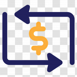 Investment Flow - Currency Exchange Icon With Dollar Sign Transparent PNG