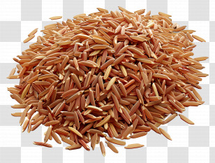 Brown Rice - Healthy Brown Rice Grains Transparent PNG