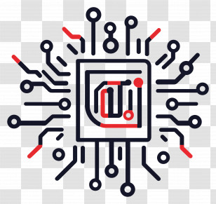 Cyber Security - Innovative Circuit Board Design Transparent PNG