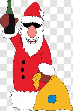 Santa Claus Royalty-free Illustration - Artwork - Wine Cup Transparent PNG