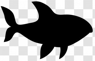 Shark Clip Art Fauna Fin Silhouette - Bottlenose Dolphin Transparent PNG