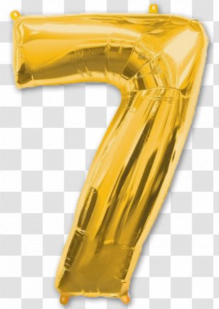 Toy Balloon Number Gold Helium Transparent PNG