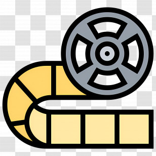 Film Reel - Film Reel Icon For Cinema Transparent PNG