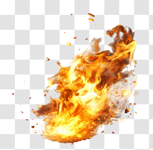 Fire Sparks - Blazing Fireball Transparent PNG