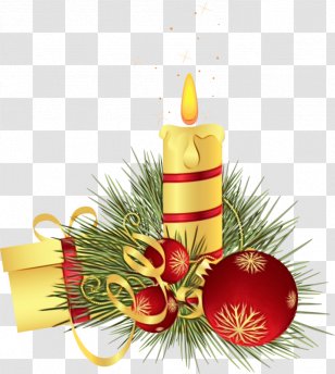 Watercolor Christmas Tree - Wet Ink - Conifer Pine Family Transparent PNG