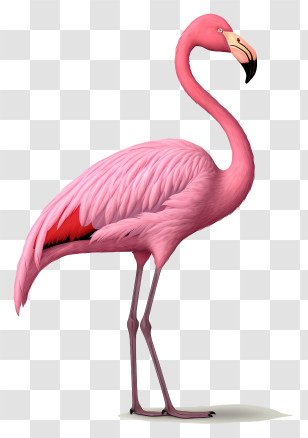 Pink Flamingo - Realistic Pink Flamingo Transparent PNG