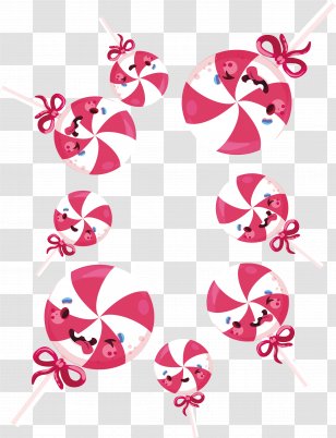 Lollipop Pink - Heart Transparent PNG