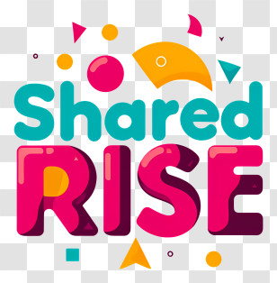 Shared Rise - Bold Shared RISE Colorful Logo Transparent PNG