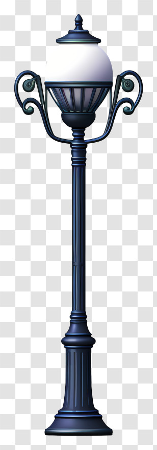 Street Lamp - Vintage Street Lamp For Outdoor Illumination Transparent PNG