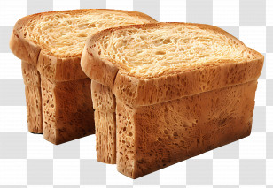Whole Wheat Bread - Freshly Baked Bread Loaf Transparent PNG