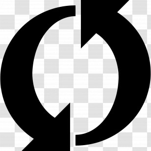 Circular Arrow - Double Arrow Circular Graphic Icon Transparent PNG