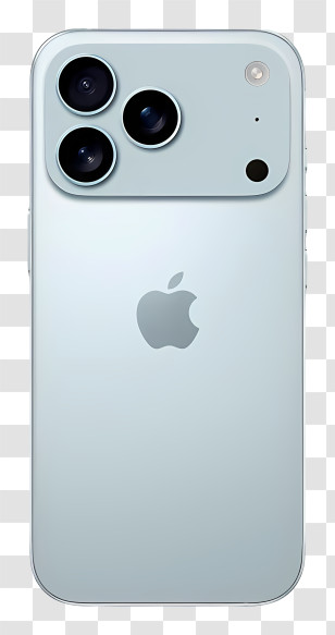 Apple Iphone 17 Pro Max - Back View Of A Smartphone Transparent PNG