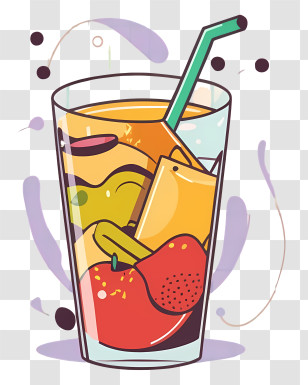 Fruit Juice - Refreshing Fruit Juice Transparent PNG