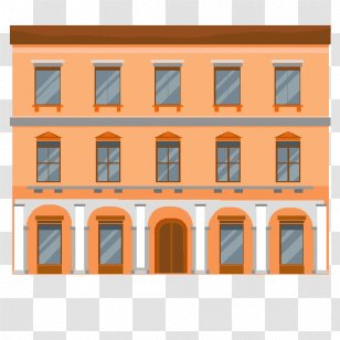 Facade Theatrical Scenery Building Drawing - Window - Scratches Transparent PNG