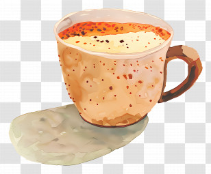 Masala Chai - Speckled Coffee Cup Transparent PNG