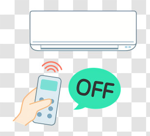Air Conditioner - Air Conditioner Turned Off Transparent PNG